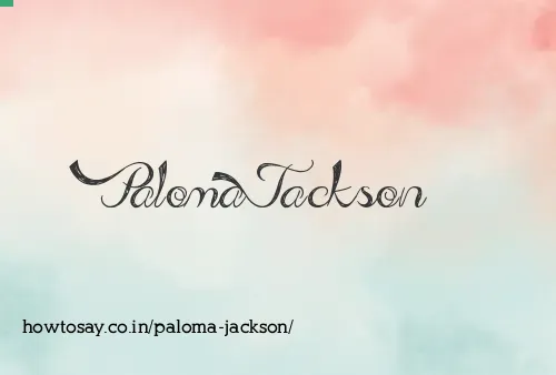 Paloma Jackson
