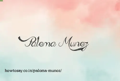 Paloma Munoz