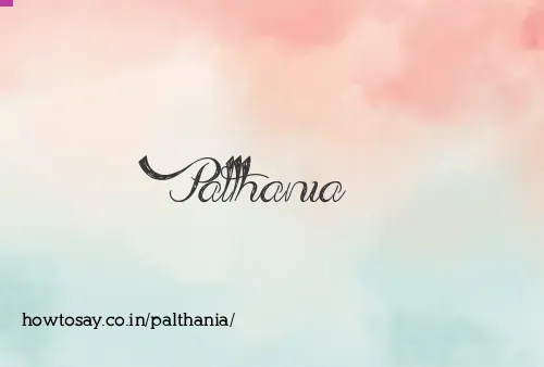 Palthania