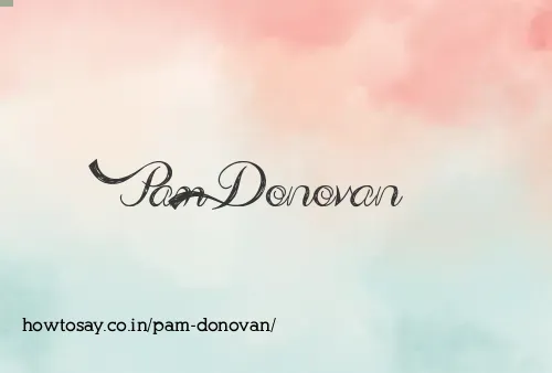 Pam Donovan