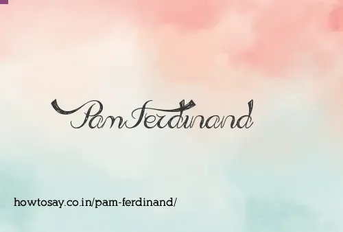 Pam Ferdinand