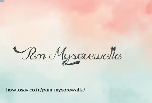Pam Mysorewalla