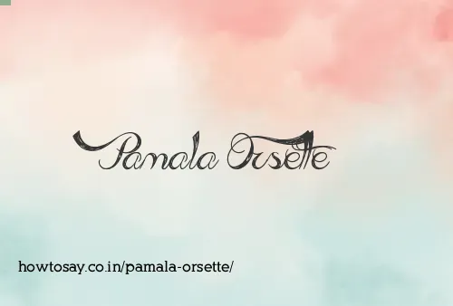 Pamala Orsette