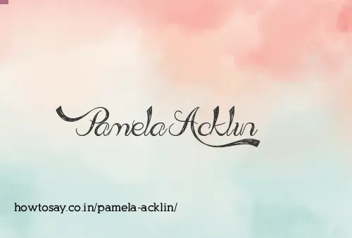 Pamela Acklin