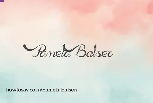 Pamela Balser