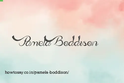 Pamela Boddison