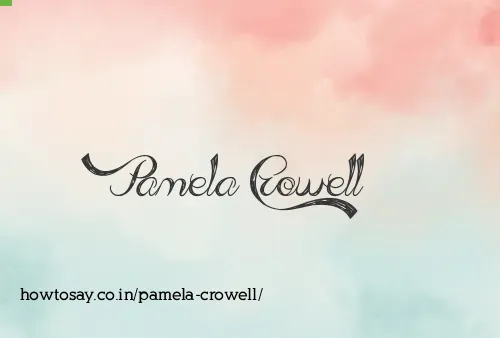 Pamela Crowell