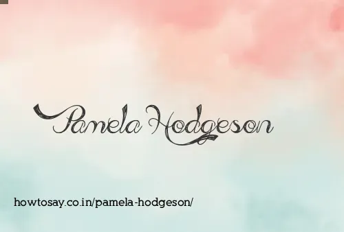 Pamela Hodgeson