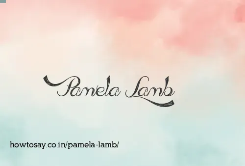 Pamela Lamb