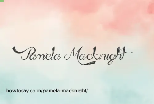 Pamela Macknight