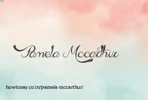 Pamela Mccarthur