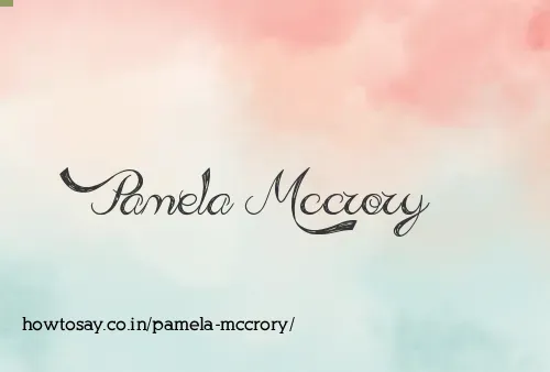 Pamela Mccrory