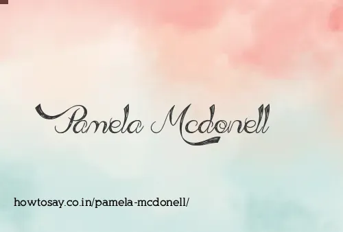 Pamela Mcdonell