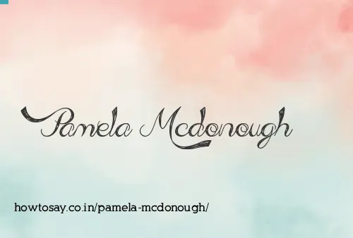 Pamela Mcdonough