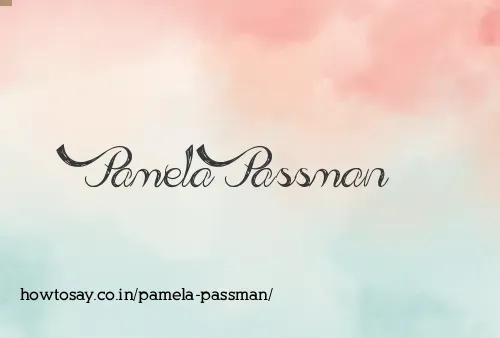Pamela Passman