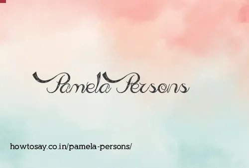 Pamela Persons