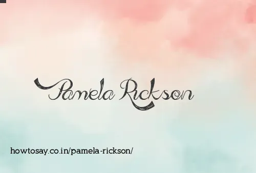 Pamela Rickson