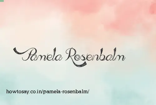 Pamela Rosenbalm
