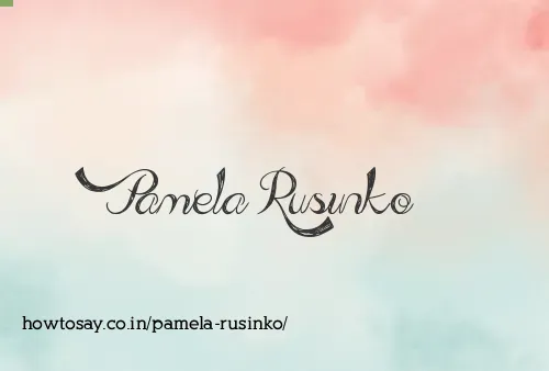 Pamela Rusinko