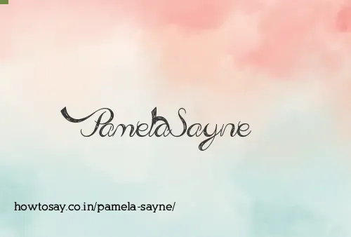 Pamela Sayne