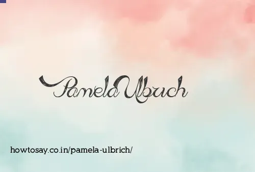 Pamela Ulbrich