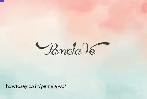 Pamela Vo