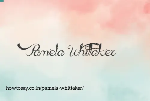 Pamela Whittaker