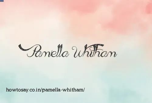Pamella Whitham