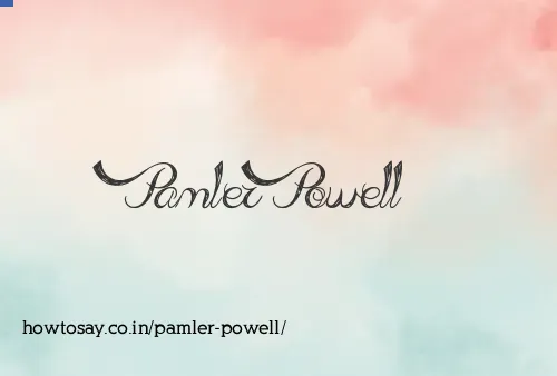 Pamler Powell