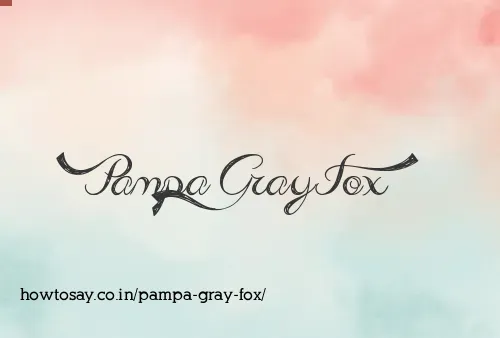 Pampa Gray Fox