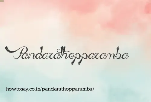Pandarathopparamba