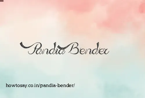 Pandia Bender