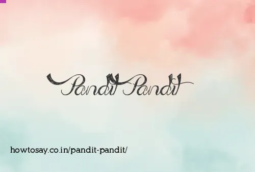 Pandit Pandit