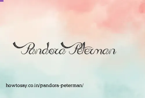 Pandora Peterman