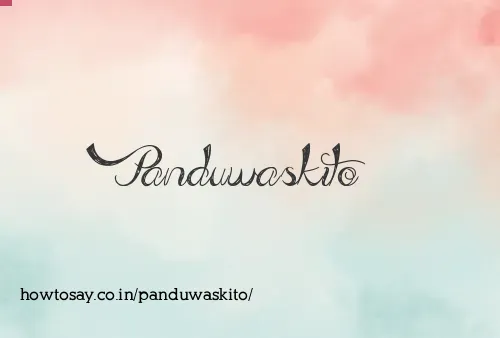 Panduwaskito