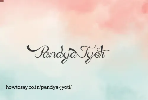 Pandya Jyoti