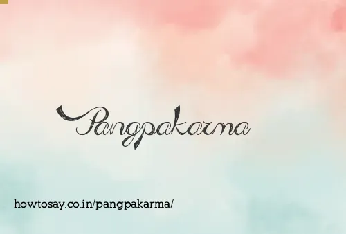 Pangpakarma