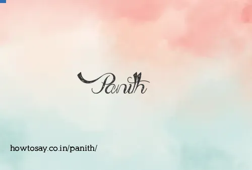 Panith