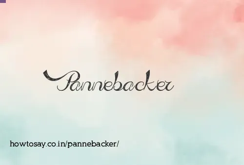 Pannebacker
