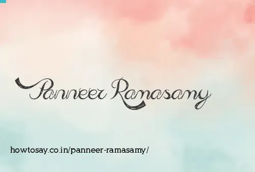 Panneer Ramasamy