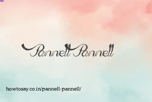 Pannell Pannell