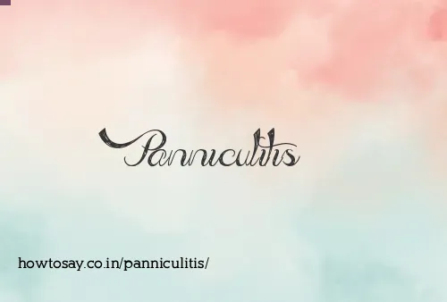Panniculitis