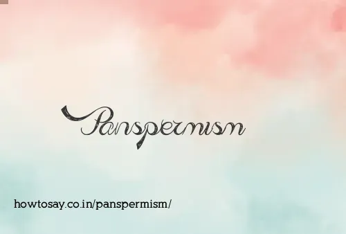 Panspermism