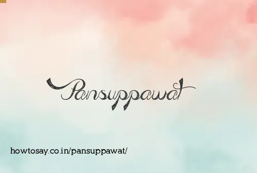 Pansuppawat