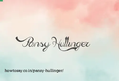 Pansy Hullinger