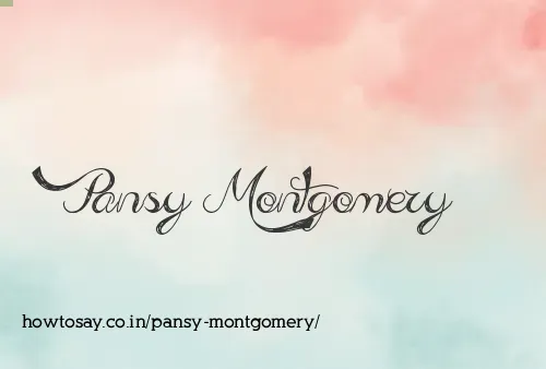 Pansy Montgomery
