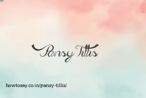 Pansy Tillis