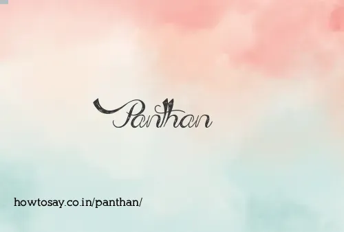 Panthan