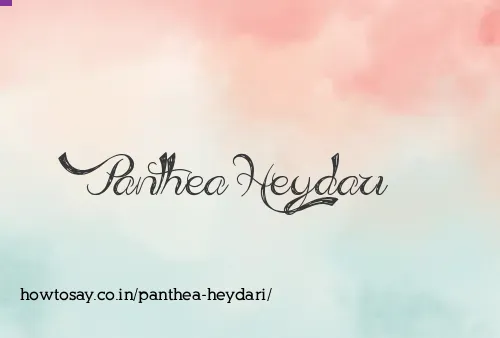 Panthea Heydari
