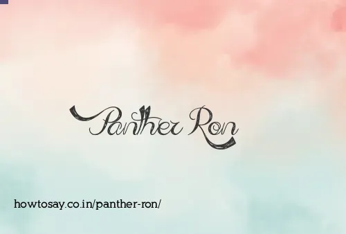 Panther Ron